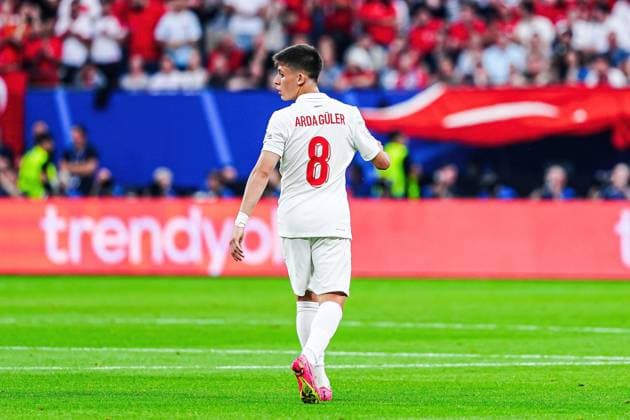 Arda Gueler Turkey, 08 GER, Czech Republic vs Turkey, European Football Championship, UEFA Euro 2024, Matchday 3, 26 06 2024 GER, Czech Republic vs Turkey, European Football Championship, UEFA Euro 2024, Matchday 3, 26 06 2024 Hamburg Copyright: xEibner-Pressefoto MarcelxvonxFehrnx EP_MFN