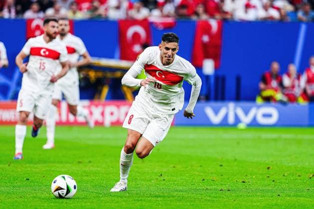 Mert Muelduer Turkey, 18 GER, Czech Republic vs Turkey, European Football Championship, UEFA Euro 2024, Matchday 3, 26 06 2024 GER, Czech Republic vs Turkey, European Football Championship, UEFA Euro 2024, Matchday 3, 26 06 2024 Hamburg Copyright: xEibner-Pressefoto MarcelxvonxFehrnx EP_MFN