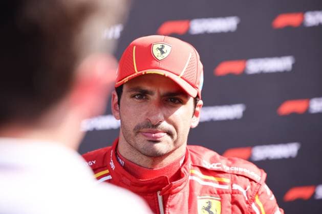 55 Carlos Sainz Scuderia Ferrari HP, 55 , Interview, Sprint Qualifying, AUT, Austria, Formula 1 World Championship, Austrian Grand Prix, 28 06 2024 AUT, Formula 1, Red Bull Ring, Austrian Grand Prix Spielberg Copyright: xEibner-Pressefoto Grafx EP_AGF