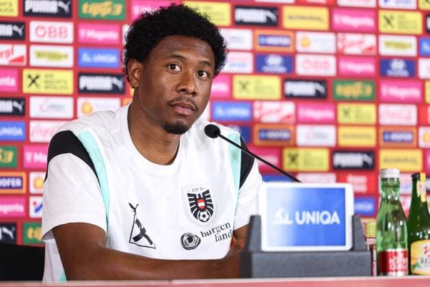 SOCCER - UEFA EURO, EM, Europameisterschaft,Fussball 2024 BERLIN,GERMANY,29.JUN.24 - SOCCER -UEFA EURO 2024, OEFB, Oesterreichischer Fussball-Bund, press conference, PK, Pressekonferenz Image shows David Alaba (AUT). GEPAxpictures xArminxRauthner