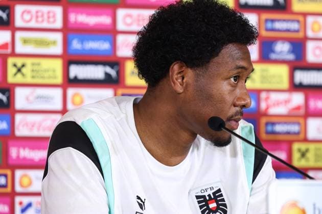 SOCCER - UEFA EURO, EM, Europameisterschaft,Fussball 2024 BERLIN,GERMANY,29.JUN.24 - SOCCER -UEFA EURO 2024, OEFB, Oesterreichischer Fussball-Bund, press conference, PK, Pressekonferenz Image shows David Alaba (AUT). GEPAxpictures xArminxRauthner