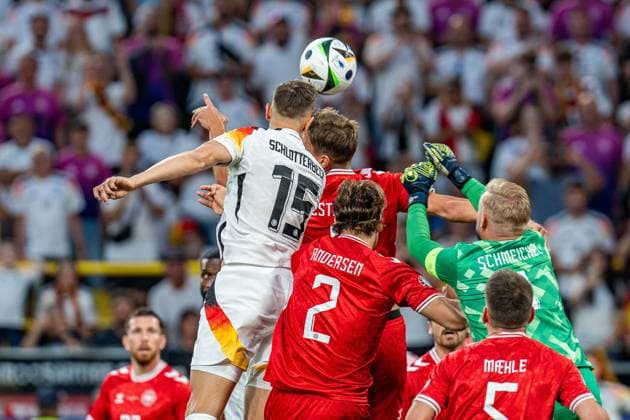 Header by Nico Schlotterbeck Germany 15 Germany vs Denmark, Men, Football, Round of 16, EURO 2024, 29 06 2024, European Championship Germany vs Denmark, Men, Football, Round of 16, EURO 2024, 29 06 2024, European Championship Dortmund Copyright: xEibner-Pressefoto BahhoxKarax EP_GER