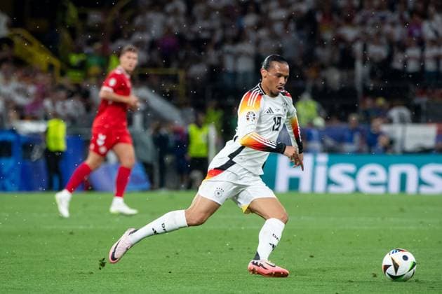 Leroy Sane Germany, 19 on the ball, GER, Germany GER vs Denmark DEN , European Football Championship, UEFA EURO 2024, Round of 16, 29 06 2024 GER, Germany GER vs Denmark DEN , European Football Championship, UEFA EURO 2024, Round of 16, 29 06 2024 Dortmund Copyright: xEibner-Pressefoto Memmlerx EP_MMR