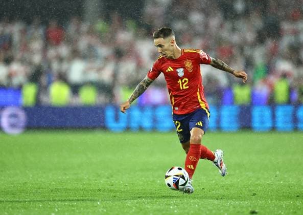 Alex Grimaldo of Spain Spain v Georgia, UEFA European Championship, EM, Europameisterschaft 2024, Round of 16, Football, Cologne Stadium, Cologne, Germany - 30 Jun 2024 EDITORIAL USE ONLY No use with unauthorised audio, video, data, fixture lists, club league logos or live services. Online in-match use limited to 120 images, no video emulation. No use in betting, games or single club league player publications. Copyright: xMichaelxZemanek Shutterstockx 14562306fm
