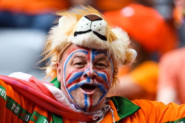 Fans from the Netherlands, Netherlands GER, Romania ROM vs Netherlands NED , European Football Championship, UEFA EURO 2024, Round of 16, 02 07 2024 GER, Romania ROM vs Netherlands NED , European Football Championship, UEFA EURO 2024, Round of 16, 02 07 2024 Munich Copyright: xEibner-Pressefoto RogerxBuerkex EP