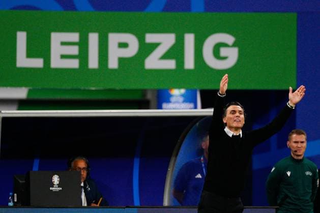 Türkiye manager Vincenzo Montella Austria v Turkiye, UEFA European Championship, EM, Europameisterschaft 2024, Round of 16, Football, Leipzig Stadium, Leipzig, Germany - 02 Jul 2024 EDITORIAL USE ONLY No use with unauthorised audio, video, data, fixture lists, club league logos or live services. Online in-match use limited to 120 images, no video emulation. No use in betting, games or single club league player publications. Copyright: xDavexShopland Shutterstockx 14566651t