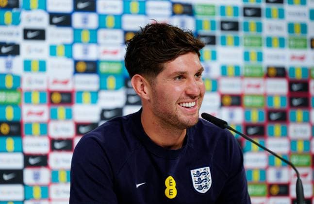 John Stones of England press conference, PK, Pressekonferenz England Press Conference, UEFA European Championship, EM, Europameisterschaft 2024, Quarter Final, Football, Spa & Golf Resort Weimarer Land, Blankenhain, Germany, 04 Jul 2024 EDITORIAL USE ONLY No use with unauthorised audio, video, data, fixture lists, club league logos or live services. Online in-match use limited to 120 images, no video emulation. No use in betting, games or single club league player publications. Copyright: xDavexShopland Shutterstockx 14568238aa