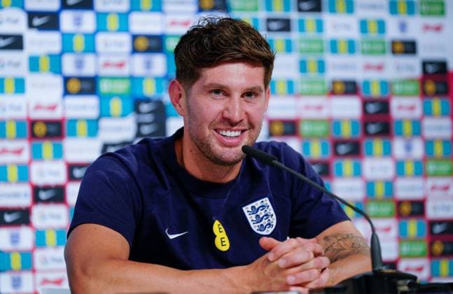 John Stones of England press conference, PK, Pressekonferenz England Press Conference, UEFA European Championship, EM, Europameisterschaft 2024, Quarter Final, Football, Spa & Golf Resort Weimarer Land, Blankenhain, Germany, 04 Jul 2024 EDITORIAL USE ONLY No use with unauthorised audio, video, data, fixture lists, club league logos or live services. Online in-match use limited to 120 images, no video emulation. No use in betting, games or single club league player publications. Copyright: xDavexShopland Shutterstockx 14568238x