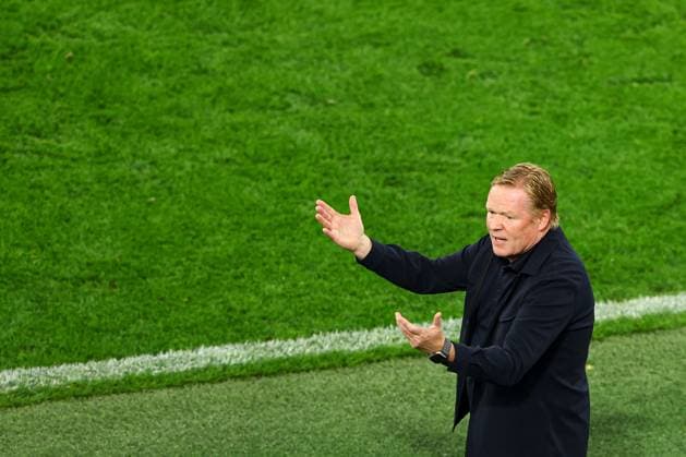 The Netherlands manager Ronald Koeman appeals in the technical area Netherlands v England, UEFA European Championship, EM, Europameisterschaft 2024, Semi Final, Football, BVB Stadion, Dortmund, Germany, 10 Jul 2024 EDITORIAL USE ONLY No use with unauthorised audio, video, data, fixture lists, club league logos or live services. Online in-match use limited to 120 images, no video emulation. No use in betting, games or single club league player publications. Copyright: xKieranxMcManus Shutterstockx 14576895dr