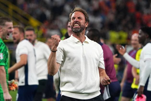 National team, Football, UEFA Euro2024, EM 2024,Semifinal,Semifinal, Dortmund, Netherlands England Gareth Southgate, Coach Coch , England, Action, Single image