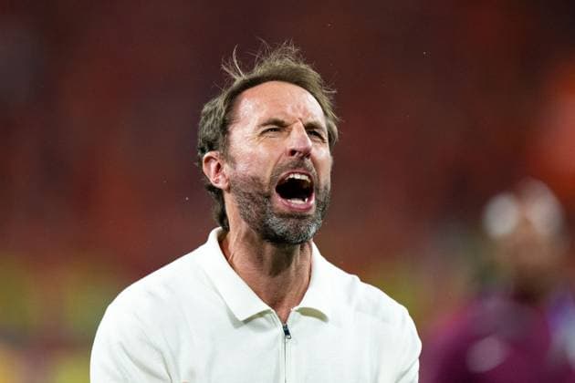 Gareth Southgate England, coach celebrates victory and a place in the final, GER, Netherlands NED vs England ENG , European Football Championship, UEFA EURO 2024, Semifinal, 10 07 2024 GER, Netherlands NED vs England ENG , European Football Championship, UEFA EURO 2024, Semifinal, 10 07 2024 Dortmund Copyright: xEibner-Pressefoto Memmlerx EP_MMR