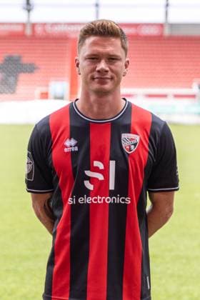 Sebastian Grönning 11, FCI FC Ingolstadt 04 3 Liga, portrait appointment 2024 2025, FC Ingolstadt 04 season 2024 2025 photoshoot, headshot, portrait, introduction, presentation, press appointment, soccer, GER