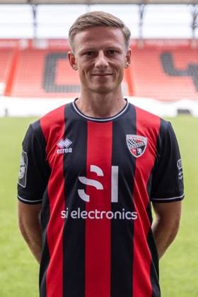 Moritz Seiffert 23, FCI FC Ingolstadt 04 3 Liga, portrait appointment 2024 2025, FC Ingolstadt 04 season 2024 2025 photoshoot, headshot, portrait, introduction, presentation, press appointment, soccer, GER