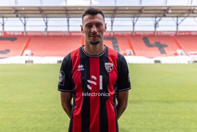 Lukas Fröde 34, FCI FC Ingolstadt 04 3 Liga, portrait appointment 2024 2025, FC Ingolstadt 04 season 2024 2025 photoshoot, headshot, portrait, introduction, presentation, press appointment, soccer, GER