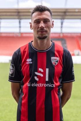 Lukas Fröde 34, FCI FC Ingolstadt 04 3 Liga, portrait appointment 2024 2025, FC Ingolstadt 04 season 2024 2025 photoshoot, headshot, portrait, introduction, presentation, press appointment, soccer, GER