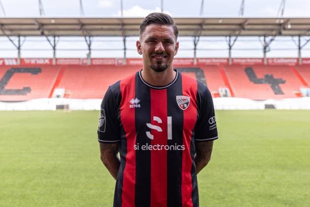 Pascal Testroet 37, FCI FC Ingolstadt 04 3 Liga, portrait appointment 2024 2025, FC Ingolstadt 04 season 2024 2025 photoshoot, headshot, portrait, introduction, presentation, press appointment, soccer, GER