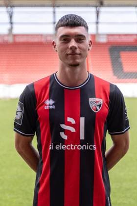 Felix Keidel 43, FCI FC Ingolstadt 04 3 Liga, portrait appointment 2024 2025, FC Ingolstadt 04 season 2024 2025 photoshoot, headshot, portrait, introduction, presentation, press appointment, soccer, GER