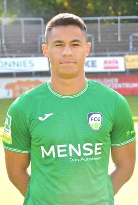 27 07 2024, GER, Football, Regionalliga West, Season 2024 2025, Ohlendorfstadion im Heidewald, Gütersloh FC Gütersloh Photo appointment 2024 2025 Allan Firmino Dantas FC Gütersloh , Action, Single image, High, Portrait