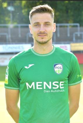 27 07 2024, GER, Football, Regionalliga West, Season 2024 2025, Ohlendorfstadion im Heidewald, Gütersloh FC Gütersloh Photo session 2024 2025 Patrik Twardzik FC Gütersloh , Action, Single image, High, Portrait