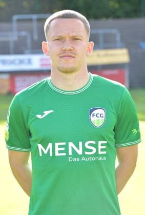 27 07 2024, GER, Football, Regionalliga West, Season 2024 2025, Ohlendorfstadion im Heidewald, Gütersloh FC Gütersloh Photo session 2024 2025 Phil Beckhoff FC Gütersloh , Action, Single image, High, Portrait