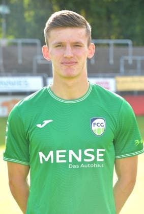27 07 2024, GER, Football, Regionalliga West, Season 2024 2025, Ohlendorfstadion im Heidewald, Gütersloh FC Gütersloh Photo session 2024 2025 Aleksandar Kandic FC Gütersloh , Action, Single image, High, Portrait