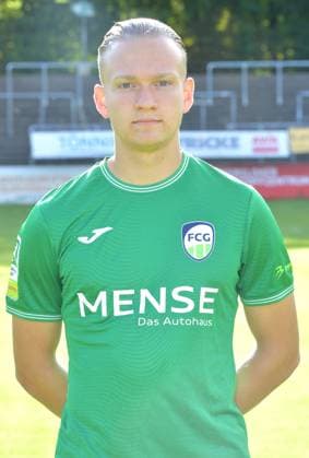 27 07 2024, GER, Football, Regionalliga West, Season 2024 2025, Ohlendorfstadion im Heidewald, Gütersloh FC Gütersloh Photo session 2024 2025 Nico Tübing FC Gütersloh , Action, Single image, High, Portrait