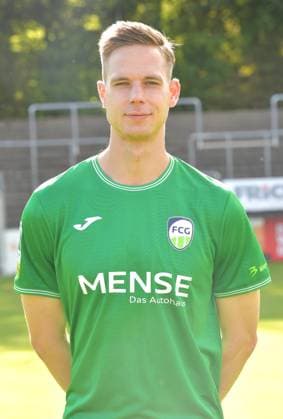 27 07 2024, GER, Football, Regionalliga West, Season 2024 2025, Ohlendorfstadion im Heidewald, Gütersloh FC Gütersloh Photo session 2024 2025 Jannik Borgmann FC Gütersloh , Action, Single image, High, Portrait
