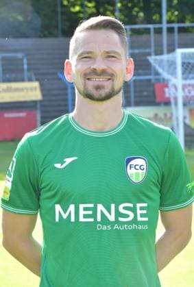 27 07 2024, GER, Football, Regionalliga West, Season 2024 2025, Ohlendorfstadion im Heidewald, Gütersloh FC Gütersloh Photo session 2024 2025 Kevin Freiberger FC Gütersloh , Action, Single image, High, Portrait