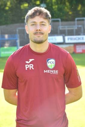 27 07 2024, GER, Football, Regionalliga West, Season 2024 2025, Ohlendorfstadion im Heidewald, Gütersloh FC Gütersloh Photo session 2024 2025 Patrick Richter Goalkeeper Coach FC Gütersloh , Action, Single image, High, Portrait, Co coach, Assistant coach