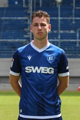 Leon Jensen Karlsruher SC, 06 GER, Karlsruher SC, Football, 2 Bundesliga, portrait date 2024 2025, 18 07 2024 GER, Karlsruher SC, Football, 2 Bundesliga, portrait date 2024 2025, 18 07 2024 Karlsruhe Copyright: xEibner-Pressefoto JanxPrihodax EP_JPA