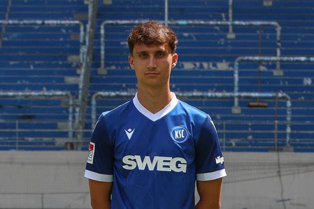 Noah Rupp Karlsruher SC 08 GER, Karlsruher SC, Football, 2 Bundesliga, portrait date 2024 2025, 18 07 2024 GER, Karlsruher SC, Football, 2 Bundesliga, portrait date 2024 2025, 18 07 2024 Karlsruhe Copyright: xEibner-Pressefoto JanxPrihodax EP_JPA