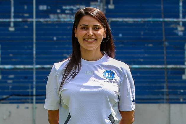 Sarah Saliba Karlsruhe SC Team Manager GER, Karlsruher SC, Football, 2 Bundesliga, portrait date 2024 2025, 18 07 2024 GER, Karlsruher SC, Football, 2 Bundesliga, portrait date 2024 2025, 18 07 2024 Karlsruhe Copyright: xEibner-Pressefoto JanxPrihodax EP_JPA