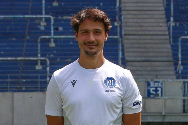 Yannick Romswinckel Karlsruher SC sports psychologist GER, Karlsruher SC, football, 2 Bundesliga, portrait date 2024 2025, 18 07 2024 GER, Karlsruher SC, football, 2 Bundesliga, portrait date 2024 2025, 18 07 2024 Karlsruhe Copyright: xEibner-Pressefoto JanxPrihodax EP_JPA
