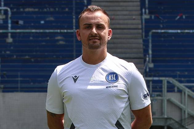 Matteo Poppert Karlsruher SC GER, Karlsruher SC, Football, 2 Bundesliga, portrait date 2024 2025, 18 07 2024 GER, Karlsruher SC, Football, 2 Bundesliga, portrait date 2024 2025, 18 07 2024 Karlsruhe Copyright: xEibner-Pressefoto JanxPrihodax EP_JPA