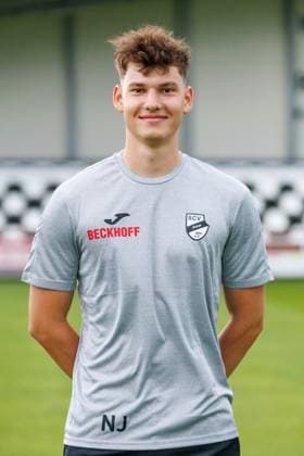 Match analyst Nick Just SC Verl 3 Liga, Portraettermin 2024 2025 GER, Portraettermin SC Verl, Fussball, 3 Liga, Spielzeit 2024 2025, 21 07 2024 DFL Regulations prohibit any use of photographers as image sequences and or quasi video GER, Portraettermin SC Verl, Fussball, 3 Liga, Spielzeit 2024 2025, 21 07 2024 Verl Copyright: xJanxStrohdiekx JSK
