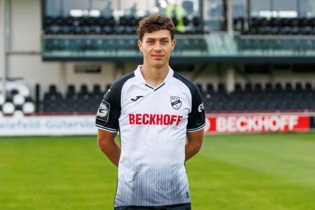 Fabio Gruber SC Verl 3 Liga, Portraettermin 2024 2025 GER, Portraettermin SC Verl, Fussball, 3 Liga, Spielzeit 2024 2025, 21 07 2024 DFL Regulations prohibit any use of photographers as image sequences and or quasi video GER, Portraettermin SC Verl, Fussball, 3 Liga, Spielzeit 2024 2025, 21 07 2024 Verl Copyright: xJanxStrohdiekx JSK