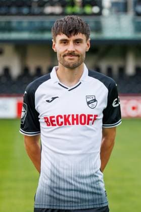 Tom Baack SC Verl 3 Liga, Porträttermin 2024 2025 GER, Portraettermin SC Verl, Fussball, 3 Liga, Spielzeit 2024 2025, 21 07 2024 DFL Regulations prohibit any use of photographers as image sequences and or quasi video GER, Portraettermin SC Verl, Fussball, 3 Liga, Spielzeit 2024 2025, 21 07 2024 Verl Copyright: xJanxStrohdiekx JSK