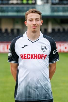 Lukas Demming SC Verl 3 Liga, Porträttermin 2024 2025 GER, Portraettermin SC Verl, Fussball, 3 Liga, Spielzeit 2024 2025, 21 07 2024 DFL Regulations prohibit any use of photographers as image sequences and or quasi video GER, Portraettermin SC Verl, Fussball, 3 Liga, Spielzeit 2024 2025, 21 07 2024 Verl Copyright: xJanxStrohdiekx JSK
