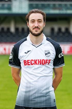 Marcel Benger SC Verl 3 Liga, Portraettermin 2024 2025 GER, Portraettermin SC Verl, Fussball, 3 Liga, Spielzeit 2024 2025, 21 07 2024 DFL Regulations prohibit any use of photographers as image sequences and or quasi video GER, Portraettermin SC Verl, Fussball, 3 Liga, Spielzeit 2024 2025, 21 07 2024 Verl Copyright: xJanxStrohdiekx JSK