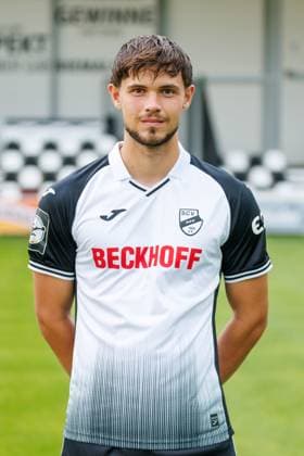 Fynn Otto SC Verl 3 Liga, Portraettermin 2024 2025 GER, Portraettermin SC Verl, Fussball, 3 Liga, Spielzeit 2024 2025, 21 07 2024 DFL Regulations prohibit any use of photographers as image sequences and or quasi video GER, Portraettermin SC Verl, Fussball, 3 Liga, Spielzeit 2024 2025, 21 07 2024 Verl Copyright: xJanxStrohdiekx JSK