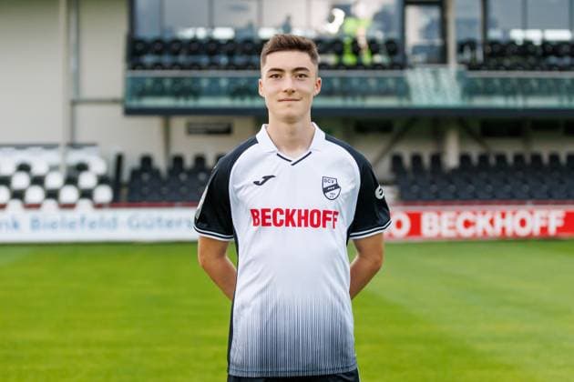 Tim Koehler SC Verl 3 Liga, Portraettermin 2024 2025 GER, Portraettermin SC Verl, Fussball, 3 Liga, Spielzeit 2024 2025, 21 07 2024 DFL Regulations prohibit any use of photographers as image sequences and or quasi video GER, Portraettermin SC Verl, Fussball, 3 Liga, Spielzeit 2024 2025, 21 07 2024 Verl Copyright: xJanxStrohdiekx JSK