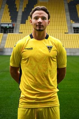 Luca Schmidt Alemannia Aachen, 22 GER, Alemannia Aachen, Football, 3 Liga, Season 2024 2025, 31 07 2024 GER, Alemannia Aachen, Football, 3 Liga, Season 2024 2025, Mediaday, Player portraits, 31 07 2024 Aachen Copyright: xEibner-Pressefoto JustinxAlexandx EP_JDU