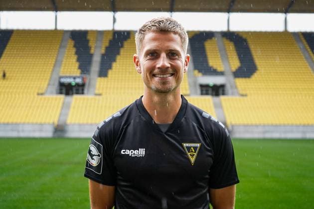 Lukas Scepanik Alemannia Aachen, 8 GER, Alemannia Aachen, Football, 3 Liga, Season 2024 2025, 31 07 2024 GER, Alemannia Aachen, Football, 3 Liga, Season 2024 2025, Mediaday, Player portraits, 31 07 2024 Aachen Copyright: xEibner-Pressefoto JustinxAlexandx EP_JDU