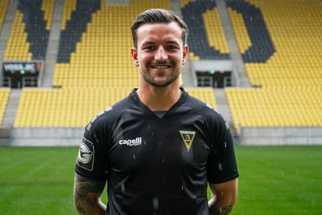 Frederic Baum Alemannia Aachen, 6 GER, Alemannia Aachen, Football, 3 Liga, Season 2024 2025, 31 07 2024 GER, Alemannia Aachen, Football, 3 Liga, Season 2024 2025, Mediaday, Player portraits, 31 07 2024 Aachen Copyright: xEibner-Pressefoto JustinxAlexandx EP_JDU