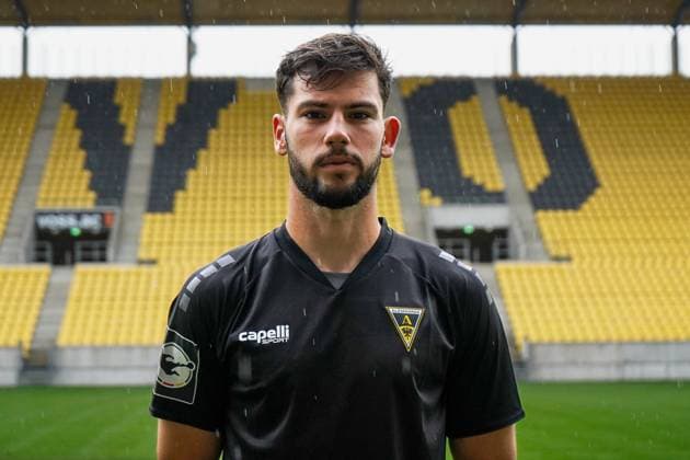 Aldin Dervisevic Alemannia Aachen, 20 GER, Alemannia Aachen, Football, 3 Liga, Season 2024 2025, 31 07 2024 GER, Alemannia Aachen, Football, 3 Liga, Season 2024 2025, Mediaday, Player portraits, 31 07 2024 Aachen Copyright: xEibner-Pressefoto JustinxAlexandx EP_JDU