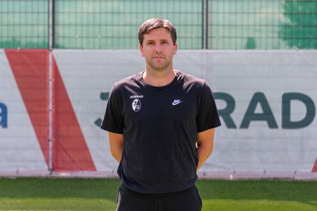 Florian Bruns SC Freiburg, Co Coach GER, SC Freiburg, 1 BL, portraettermin 2024 2025, 08 08 2024, GER, SC Freiburg, 1 BL, portraettermin 2024 2025, 08 08 2024 Freiburg Copyright: xEibner-Pressefoto WolfgangxFrankx EP_WFK
