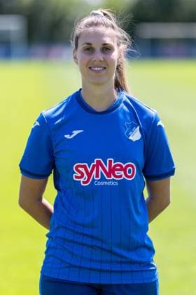 Isabella Hartig TSG, 13 , single picture, single photo, action, action, portrait, portrait, 29 07 2024, St Leon Rot Germany , Soccer, Women, TSG 1899 Hoffenheim portrait date 2024 25 xozx