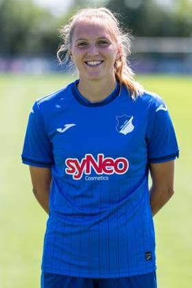 Lisann Kaut TSG, 4 , single picture, single photo, action, action, portrait, portrait, 29 07 2024, St Leon Rot Germany , Soccer, Women, TSG 1899 Hoffenheim portrait date 2024 25 xozx