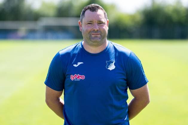 Kai Schwaiger goalkeeper coach, TSG , single picture, single photo, action, action, portrait, portrait, 29 07 2024, St Leon Rot Germany , football, women, TSG 1899 Hoffenheim portrait date 2024 25 xozx
