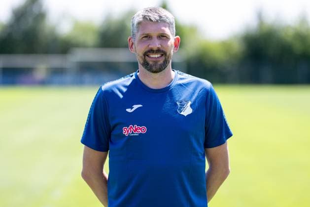 Sven Kienzle Physiotherapist, TSG , single picture, single photo, action, action, portrait, portrait, 29 07 2024, St Leon Rot Germany , Football, Women, TSG 1899 Hoffenheim portrait appointment 2024 25 xozx
